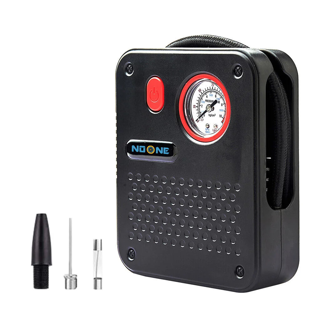 NOONE 1.9M Air Compressor Tire Inflator 12V Portable Car
