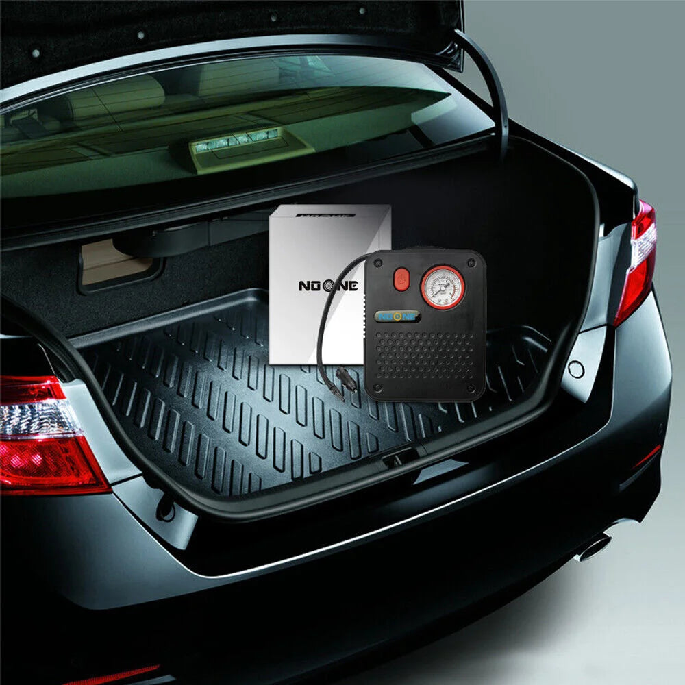 NOONE 1.9M Air Compressor Tire Inflator 12V Portable Car