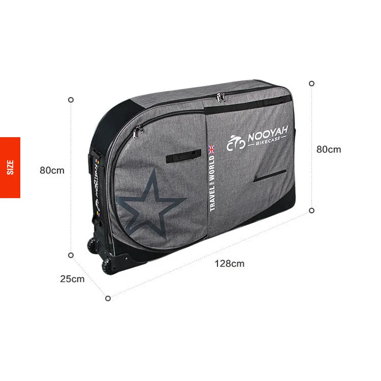 NOOYAH Bike Travel Bag Plane Boat Transport for MTB Road TT