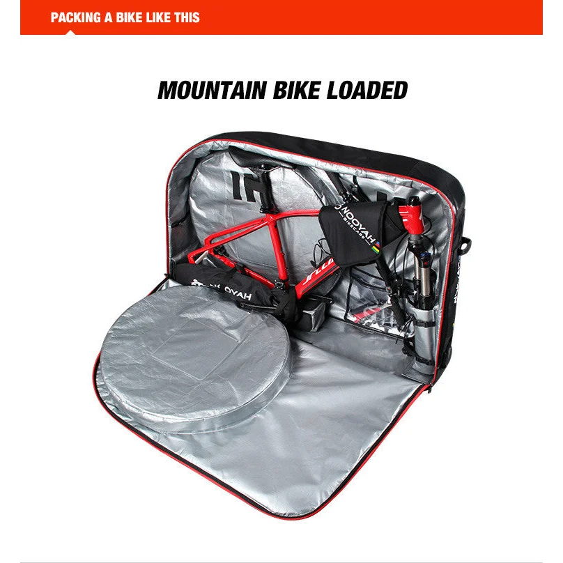 NOOYAH Bike Travel Bag Plane Boat Transport for MTB Road TT