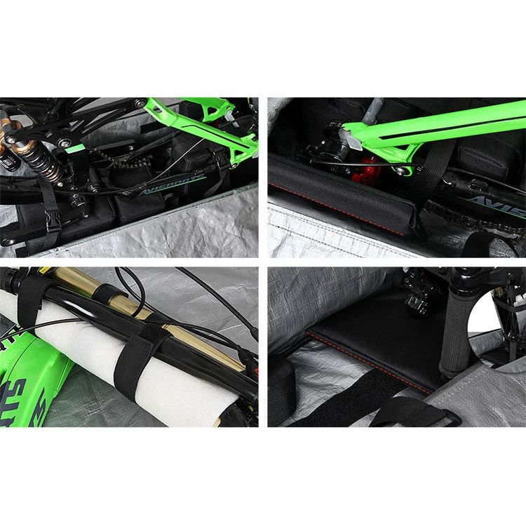 NOOYAH Bike Travel Case Bag EVA Shell Tough Material MTB