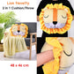 Novelty Cushion/Throw Happy Kids Lion - Home & Garden