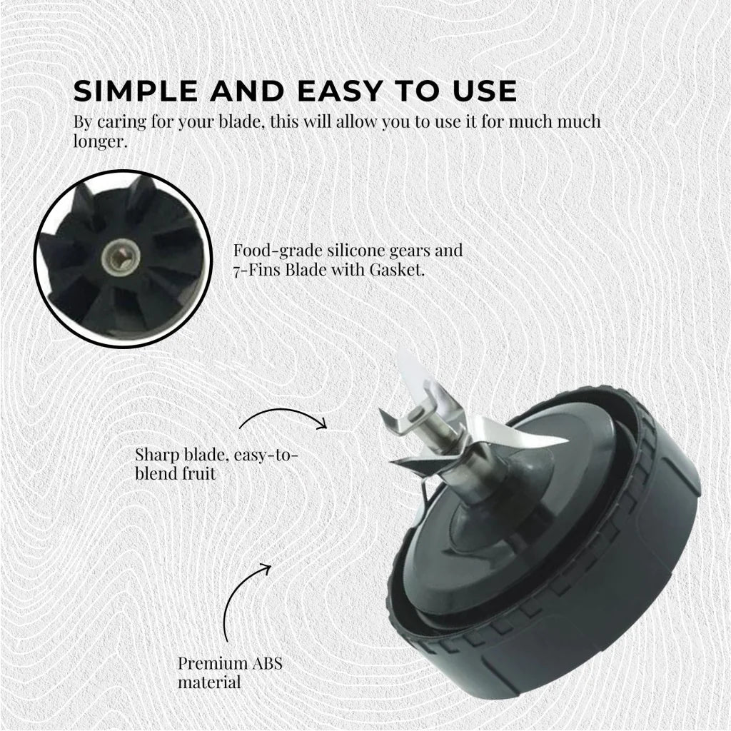 Nutri Ninja Extractor Blade 7-Fin Connection Replacement