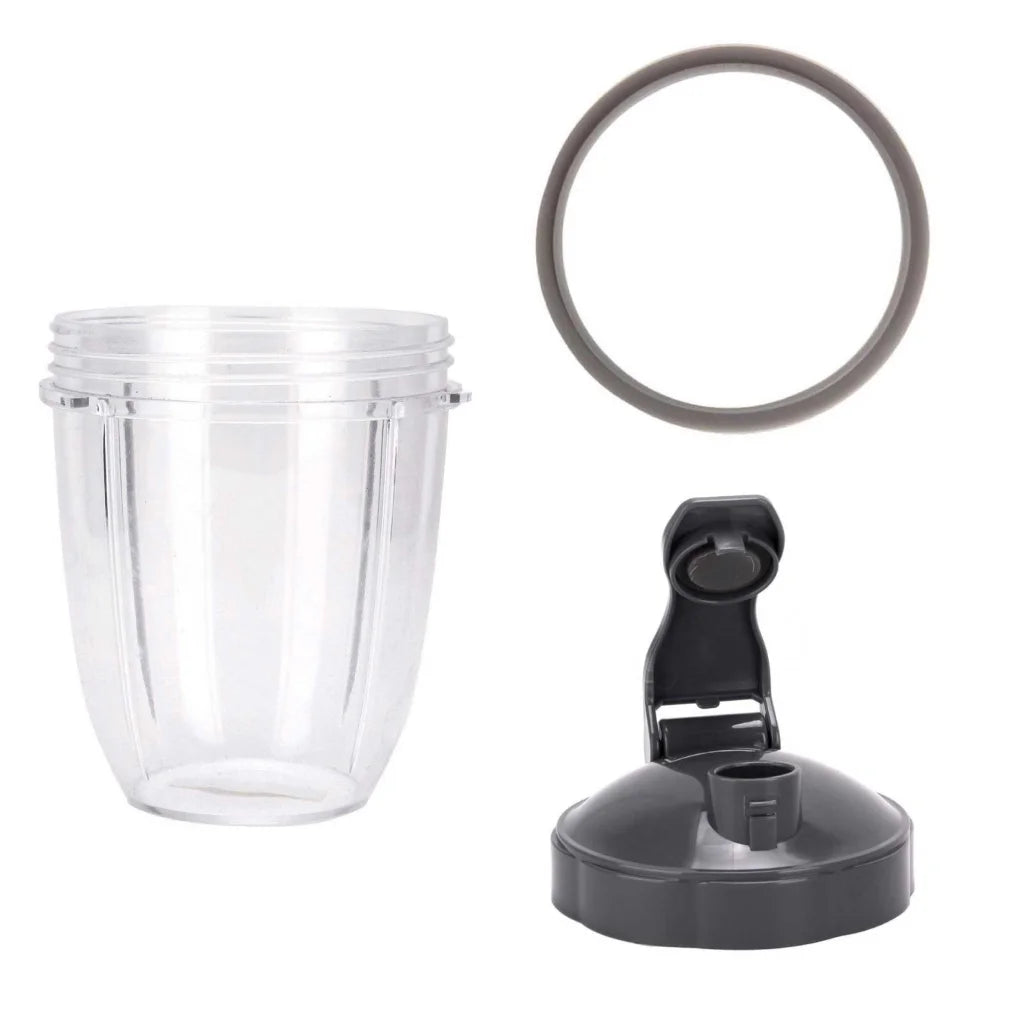Nutribullet Short Cup Fliptop Lid Grey Seal Fits