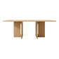 Oak Melamine Dining Table 8 Seater - Furniture > Dining >