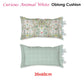 Oblong Cushion PIP Studio Curious Animal - White - Home &