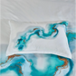 Ocean Marble Quilt Cover Set - Queen Size - Home & Garden