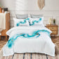 Ocean Marble Quilt Cover Set - Super King Size - Home &