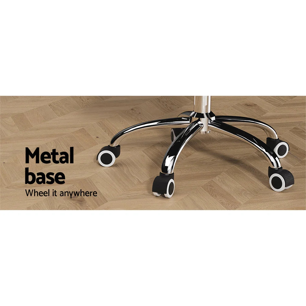 Office Chair Computer Desk Gaming Chair PU Leather Low Back