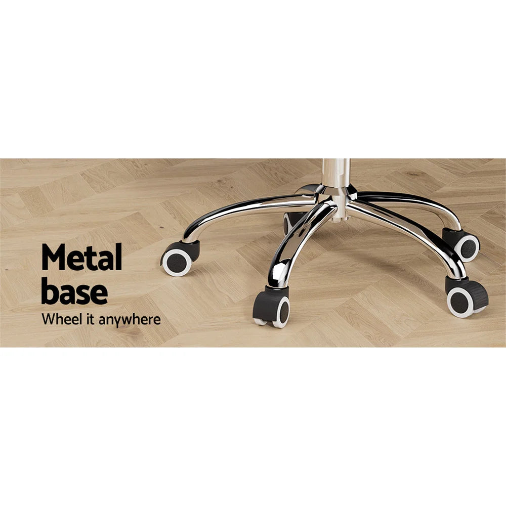 Office Chair Computer Desk Gaming Chair PU Leather Low Back