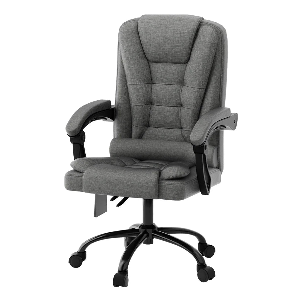 Office Chair Fabric 2-Point Massage - Black