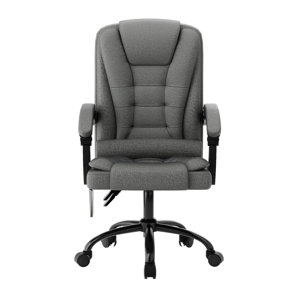 Office Chair Fabric 2-Point Massage - Black