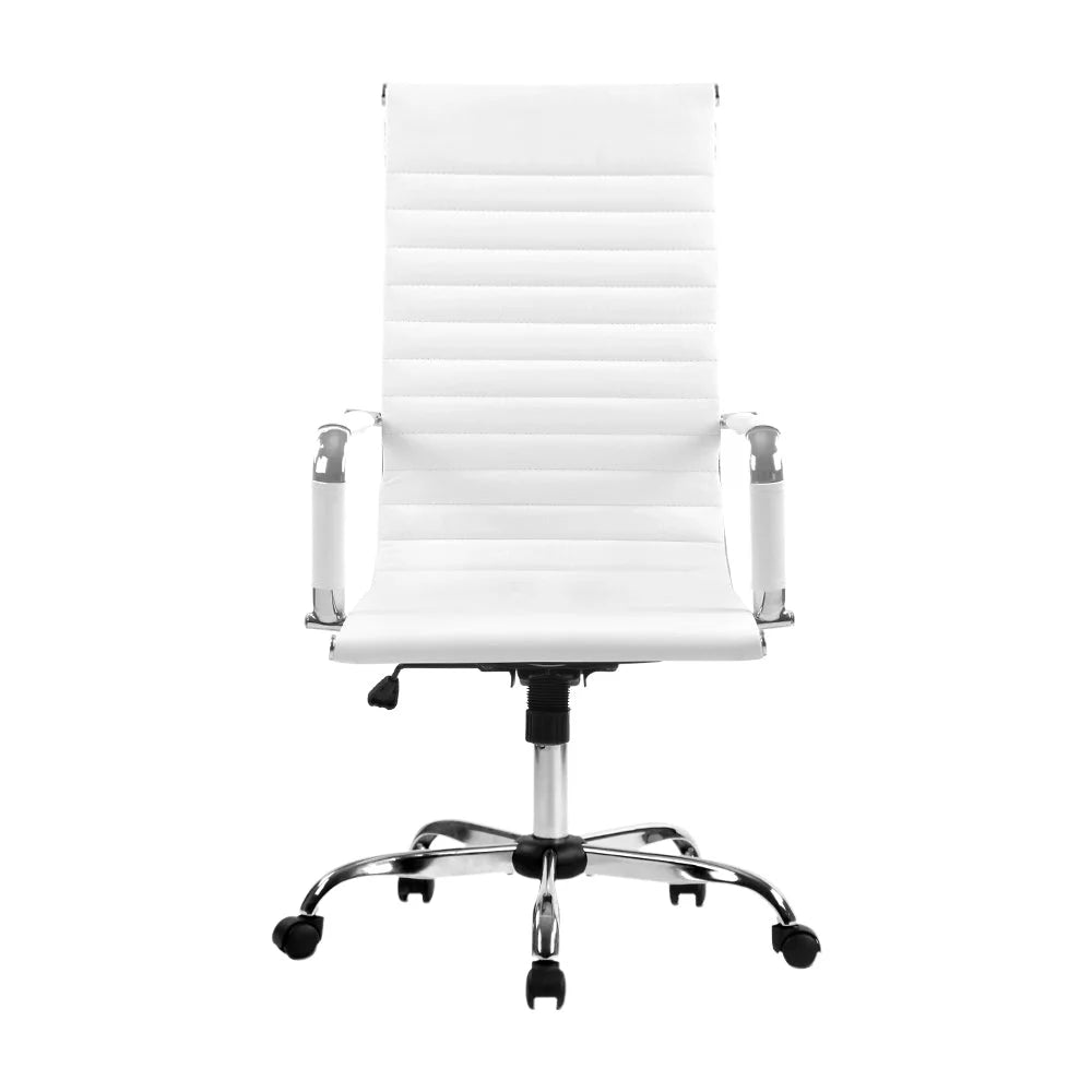 White home office chair