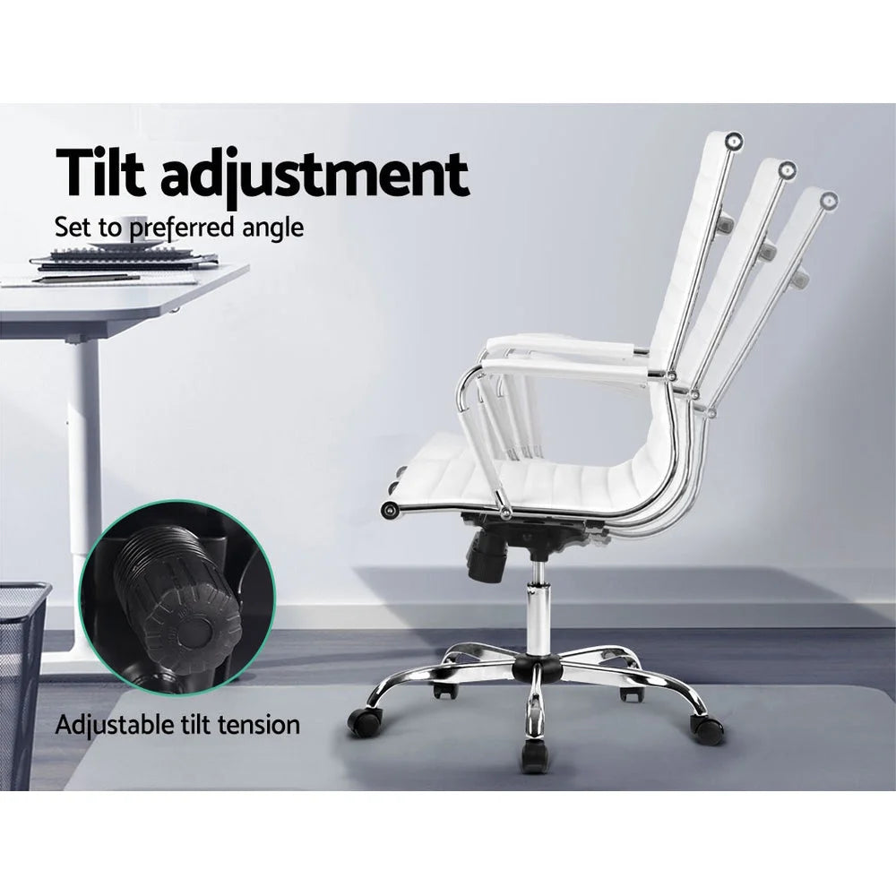 Office Chair Gaming Computer Desk Chairs Home Work Study White High Back shown on the product page