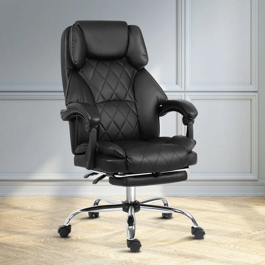 Office Chair Gaming Computer Executive Leather Seat Recliner