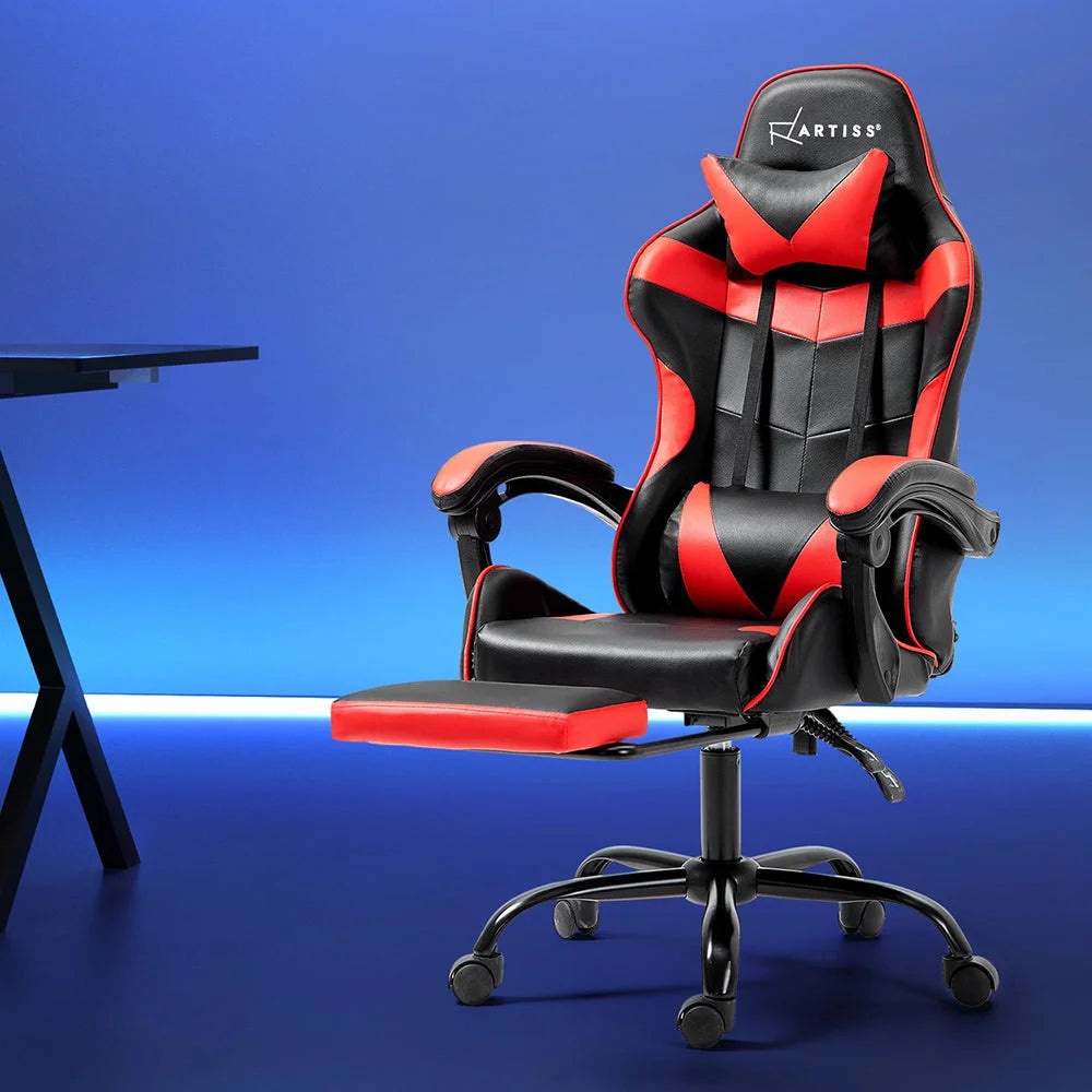 Red home office chair