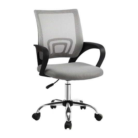 Office Chair Gaming Computer Mesh Executive Mid Back - Grey