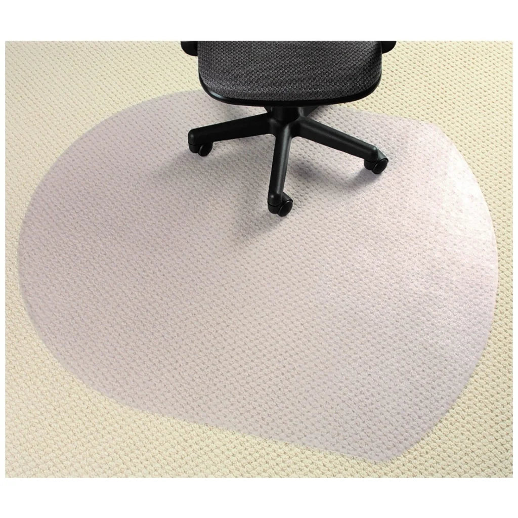 Office Chair Mat Carpet Protector PVC Marbig - 124cm (L) x