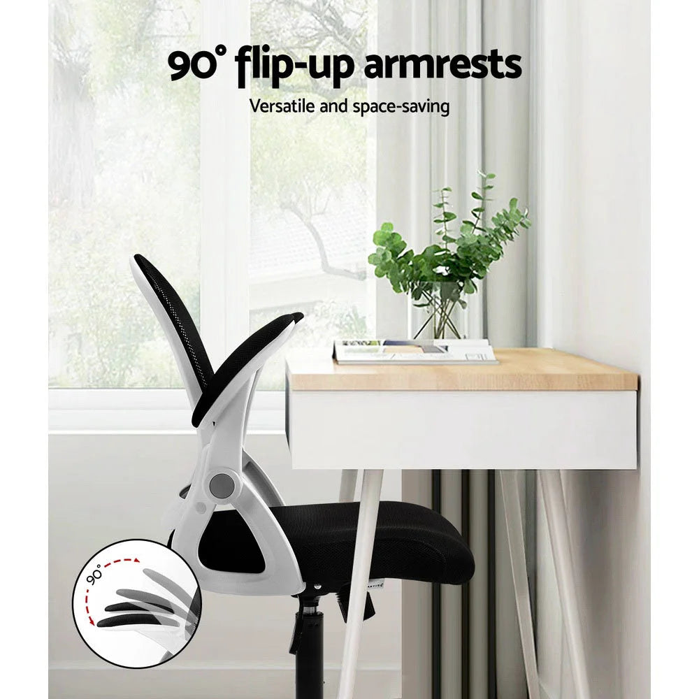 Black office chair for household use