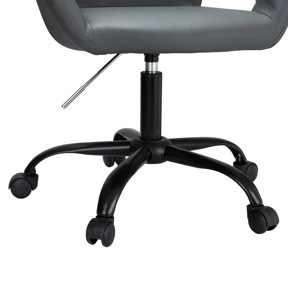Office Chair Mid Back - Grey - Furniture