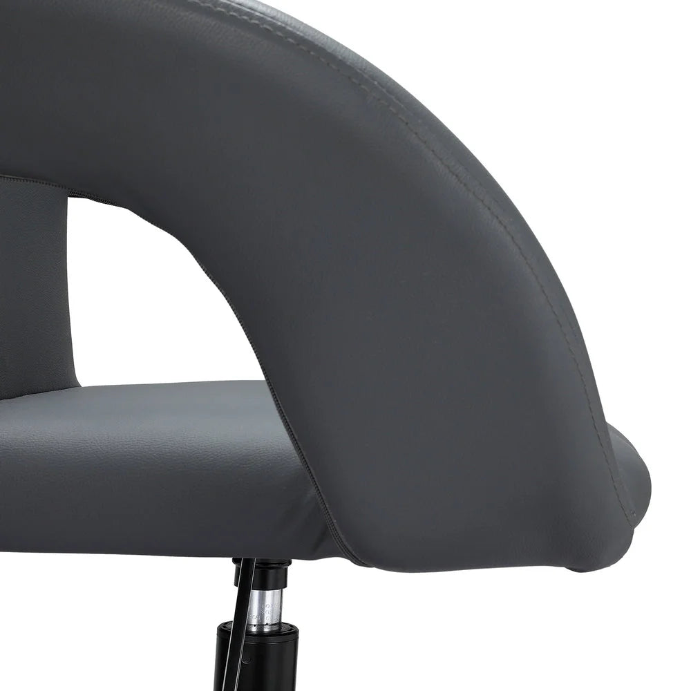 Office Chair Mid Back - Grey - Furniture
