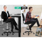 Office Chair Veer Drafting Stool Fabric Chairs Black 714