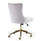 Office Chair Velvet Home - Beige - Furniture