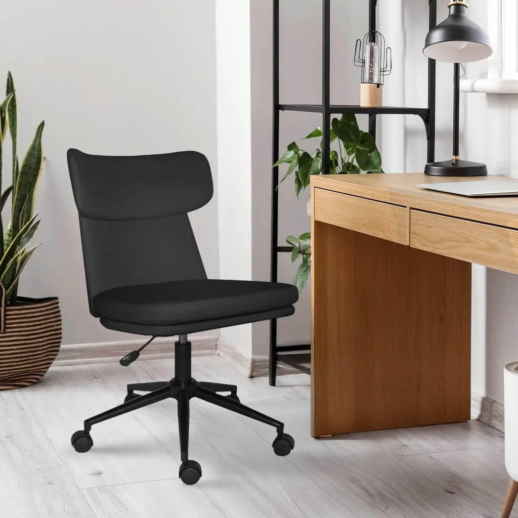Office Desk Chair - PU Leather Home Office Swivel Chair