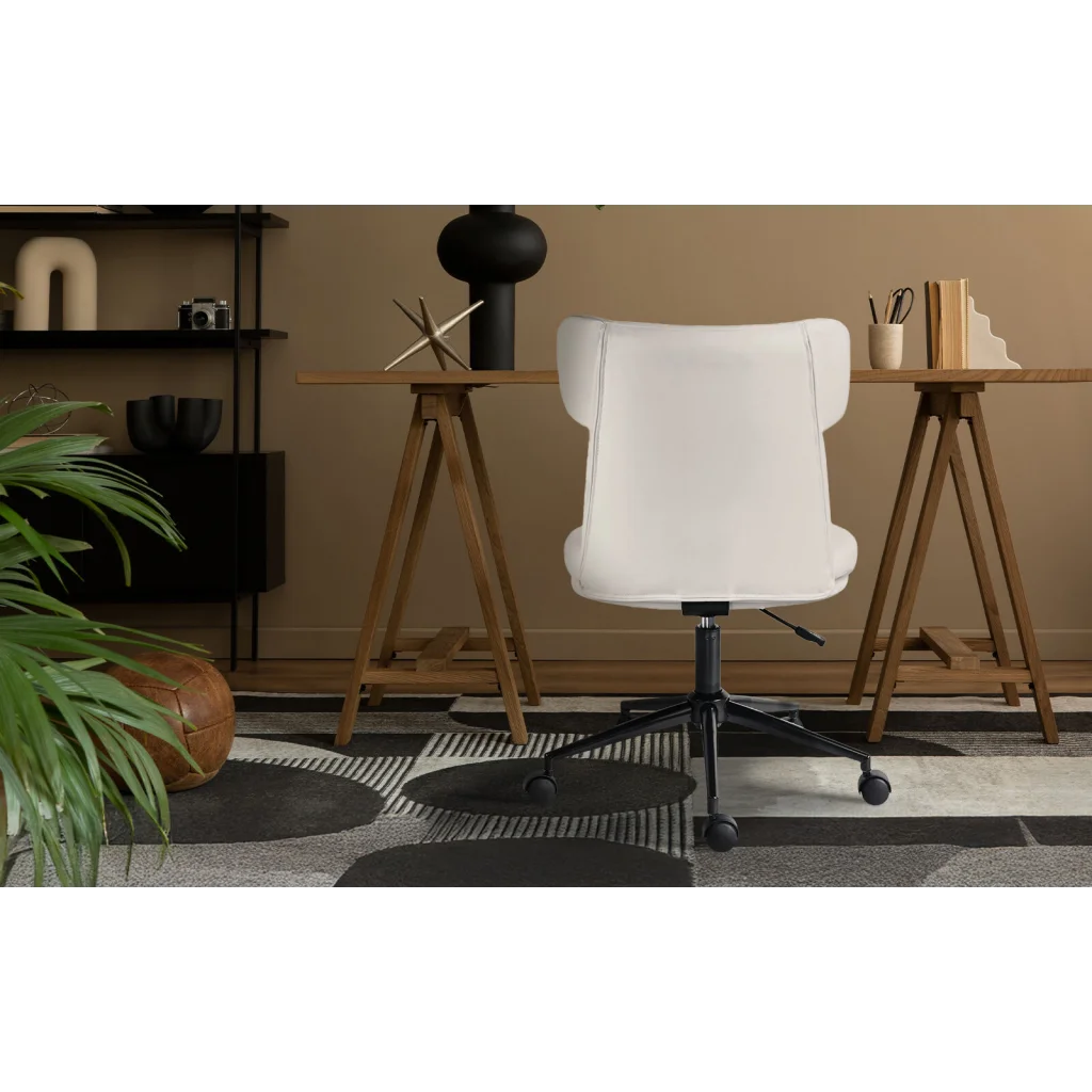 Office Desk Chair - PU Leather Home Office Swivel Chair