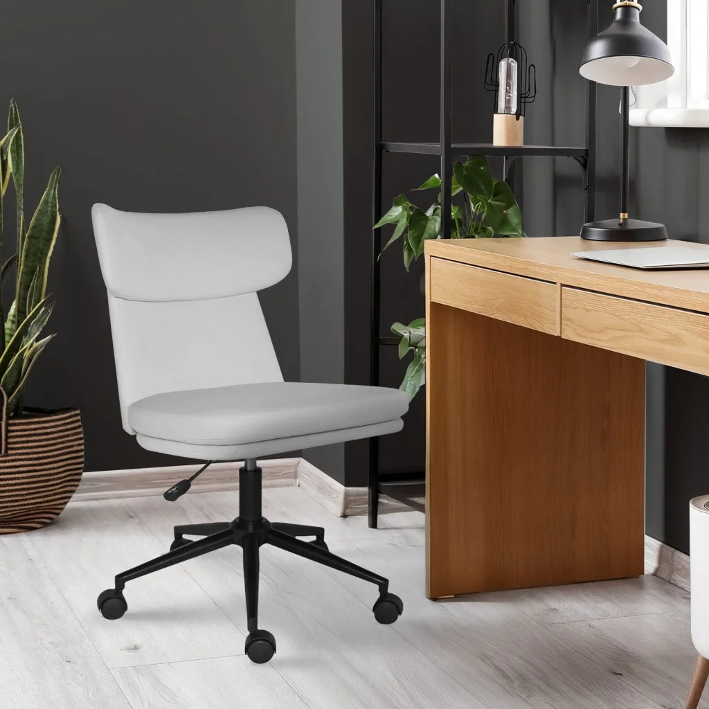 Office Desk Chair - PU Leather Home Office Swivel Chair