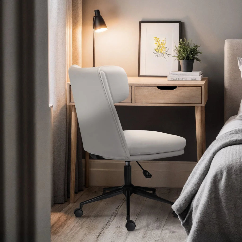 Office Desk Chair - PU Leather Home Office Swivel Chair