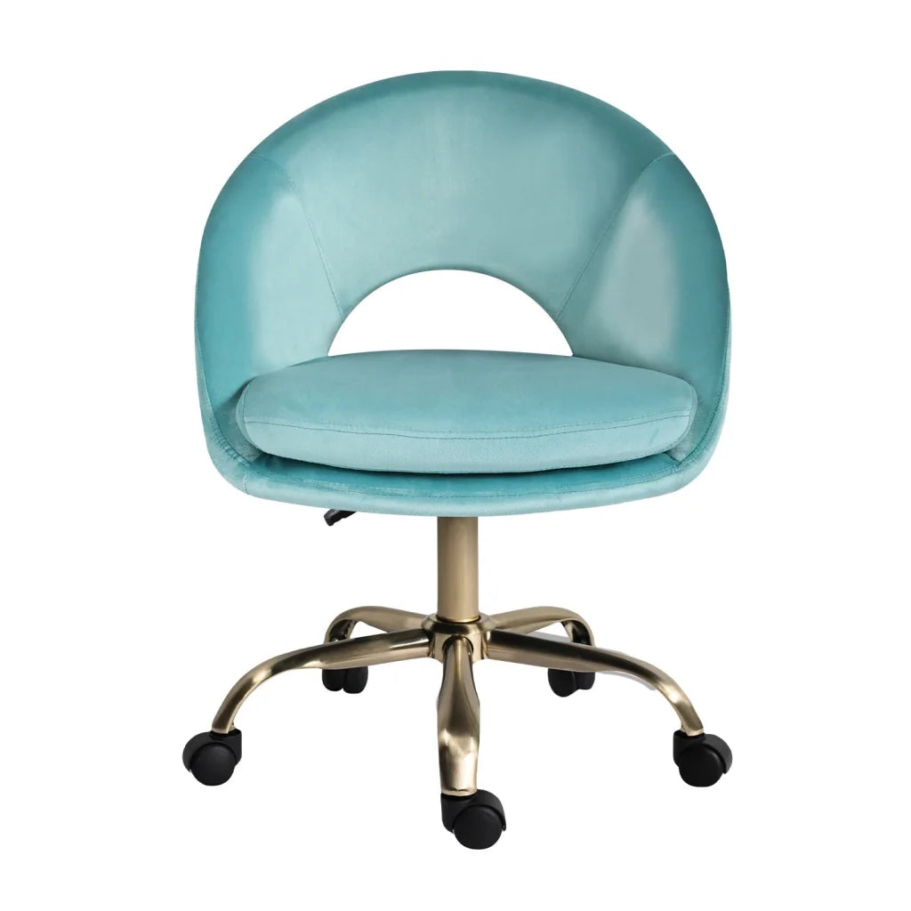 Office Desk Chair - Velvet Home Office Swivel Computer Seat