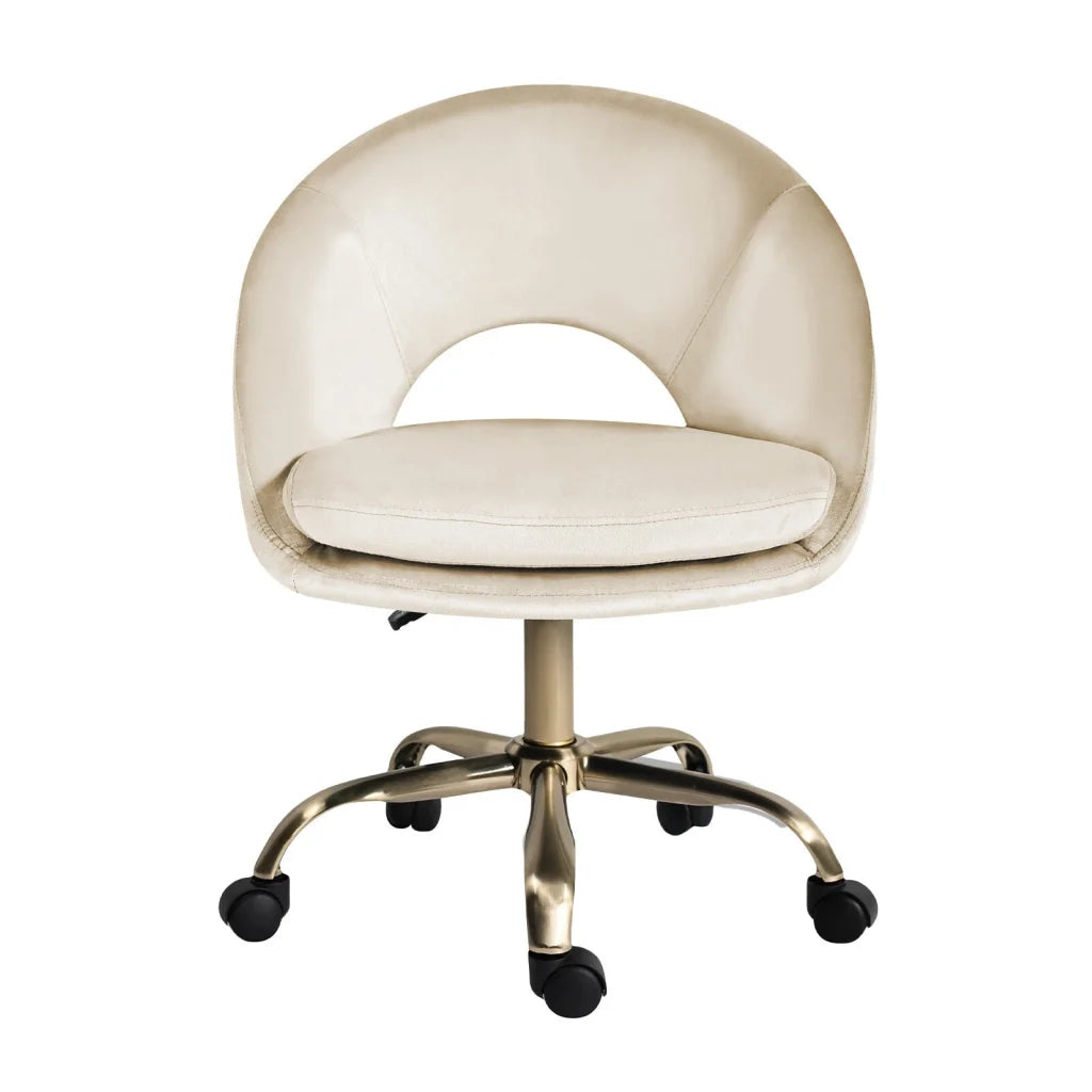 Office Desk Chair - Velvet Home Office Swivel Computer Seat