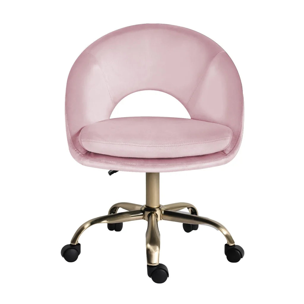 Office Desk Chair - Velvet Home Office Swivel Computer Seat