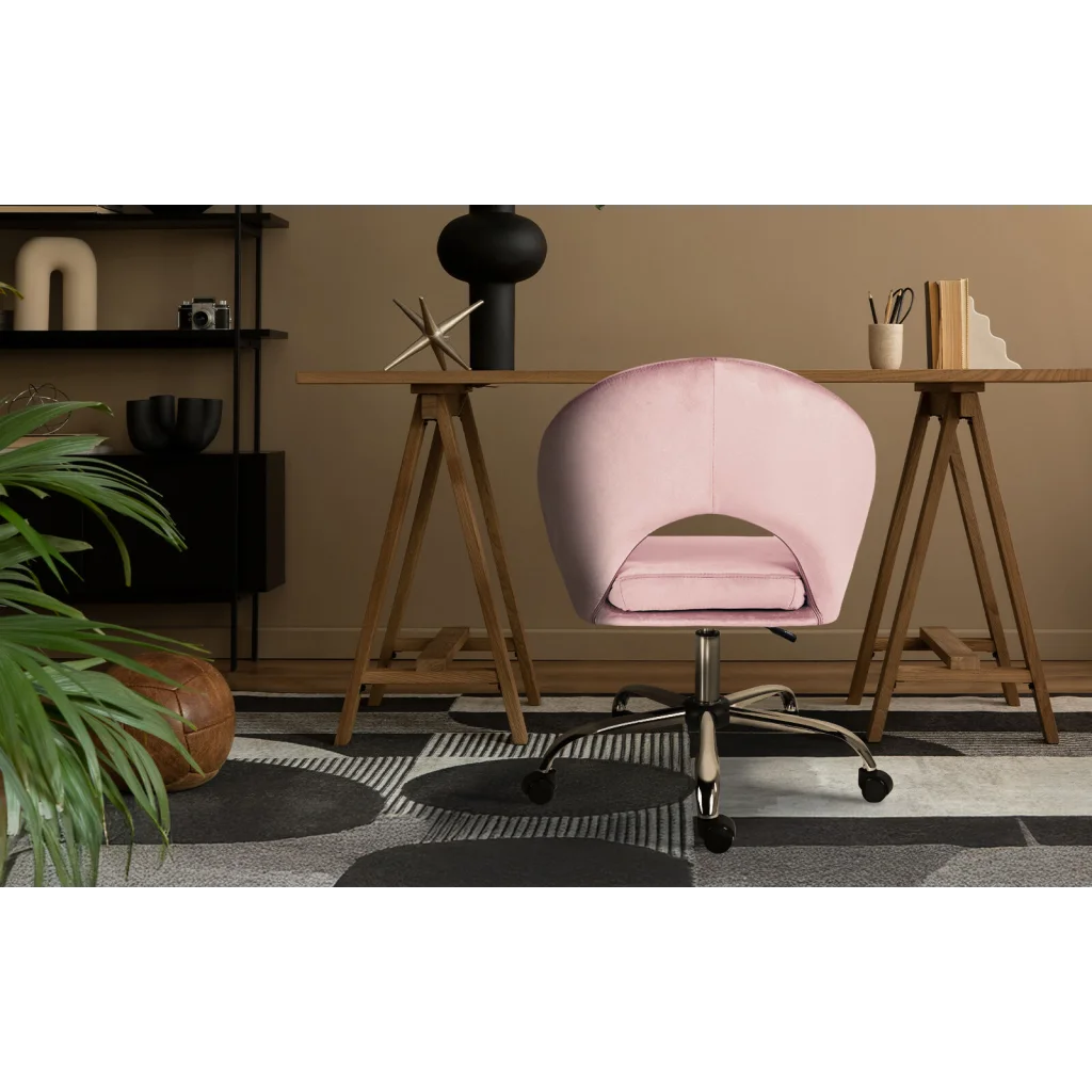 Office Desk Chair - Velvet Home Office Swivel Computer Seat