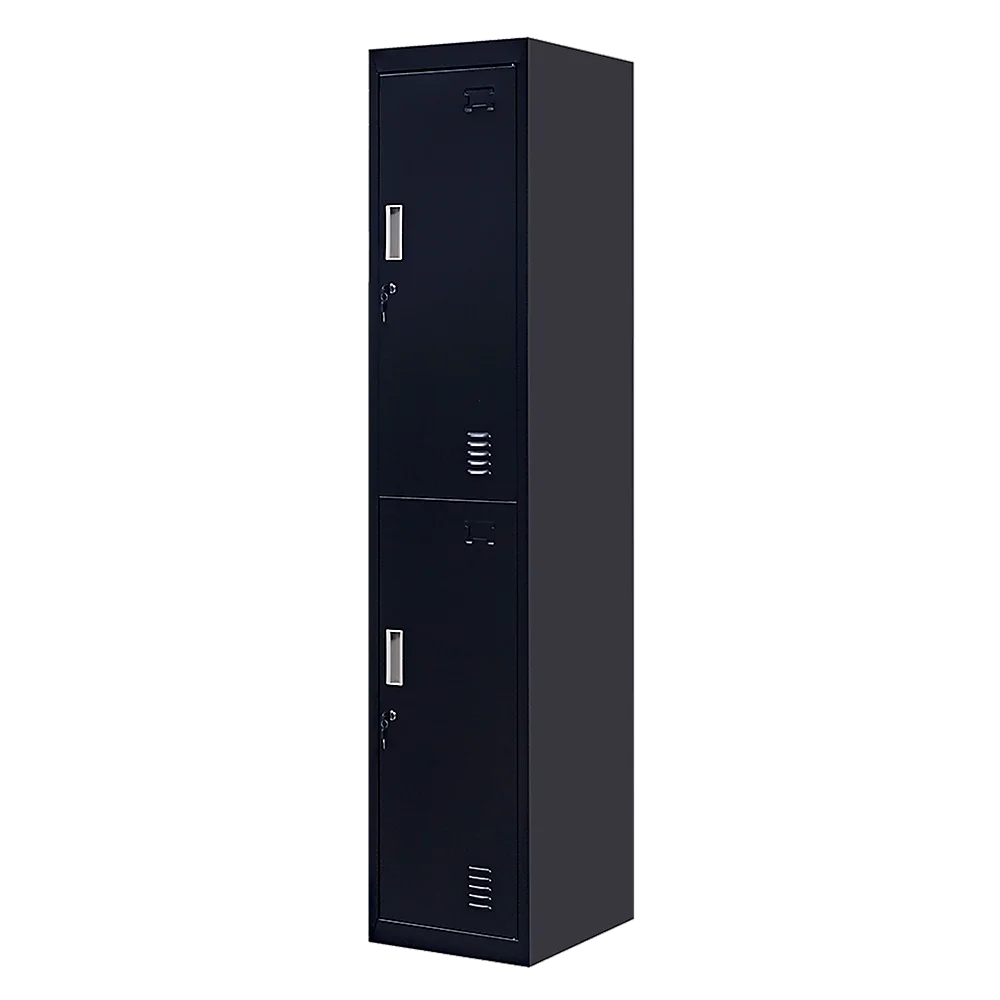 Office Gym Shed School Storage Locker 2-Door Vertical