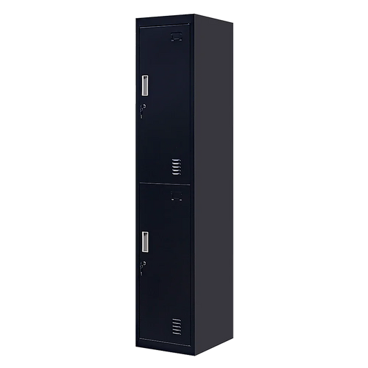 Office Gym Shed School Storage Locker 2-Door Vertical