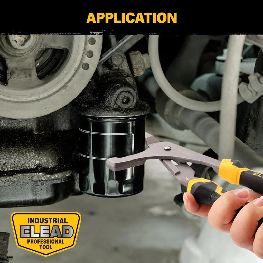 Oil Filter Wrench Set Adjustable - 9’’ & 12’’ Pliers