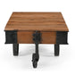 OLD RAILWAY SLEEPER INDUSTRIAL CART COFFEE TABLE