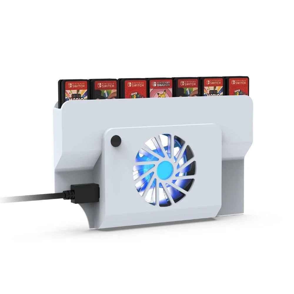 Oled Cooling Fan With Storage Slot For Switch - Compact Design-1915197555164188677