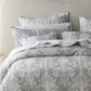 Olivia Grey Polyester Cotton Jacquard Coverlet Set