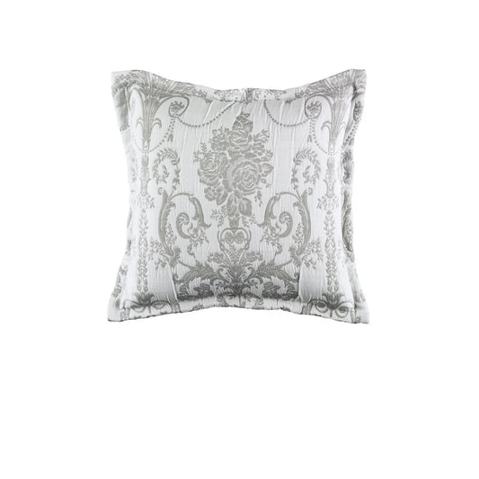 Olivia Grey Square Filled Cushion - Home & Garden
