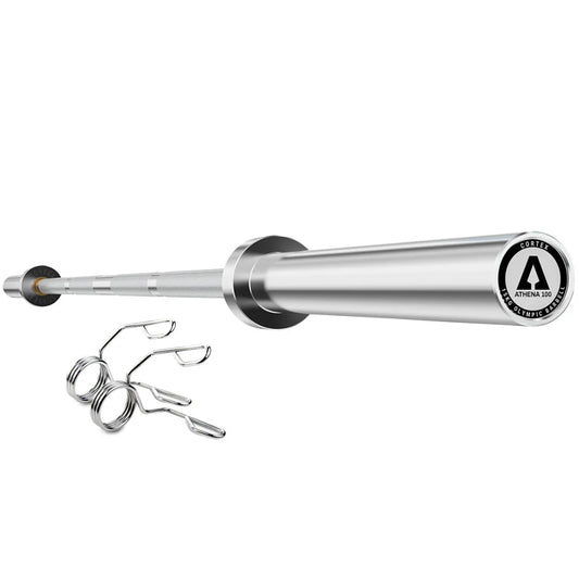Olympic Barbell ATHENA100 200cm 15kg Womens’ with Spring