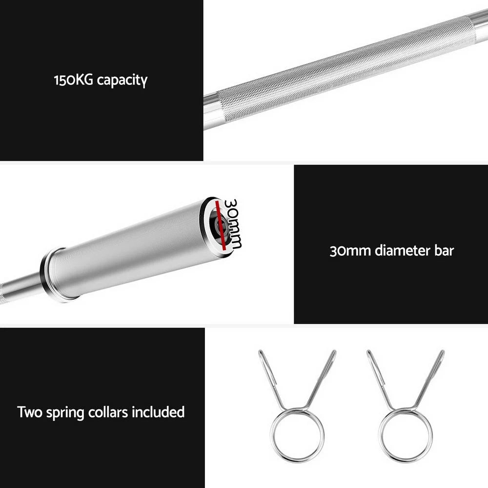 Olympic Barbell Bar Weights Lifting Dumbbells Training Bar