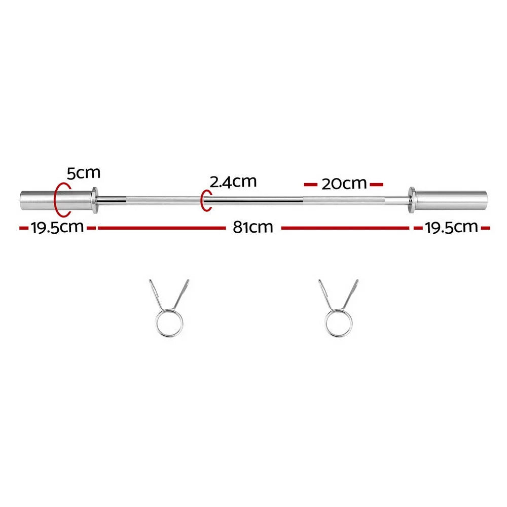 Olympic Barbell Bar Weights Lifting Dumbbells Training Bar