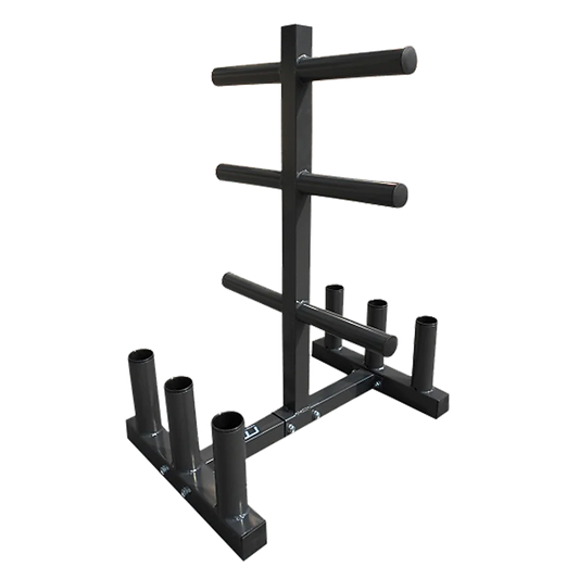 Olympic Weight Tree Bar Rack Holder Storage - Fitness