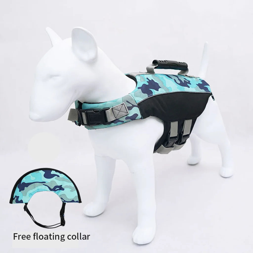 Ondoing Dog Life Jacket Lifesaver Pet Safety Vest Swimming