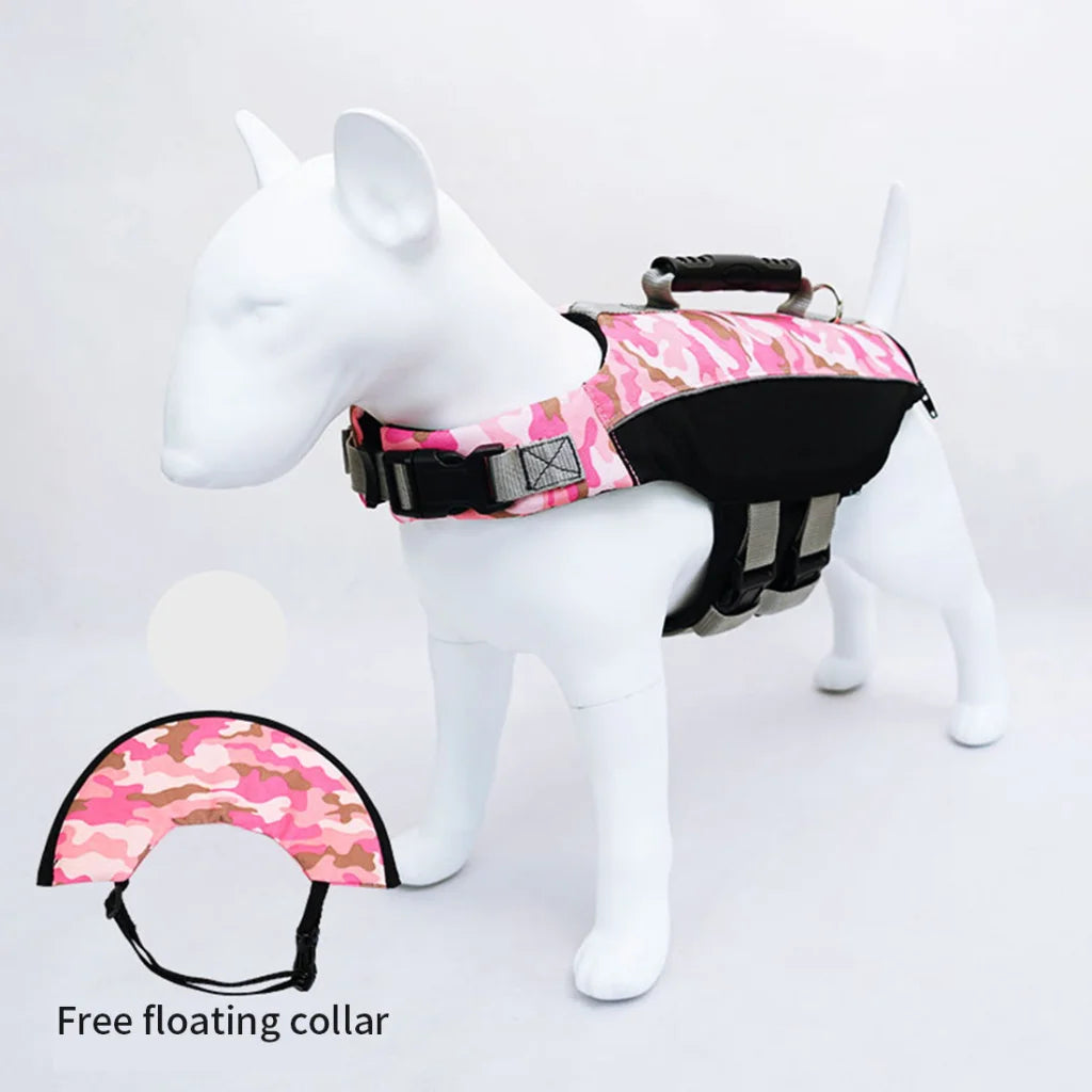 Ondoing Dog Life Jacket Lifesaver Pet Safety Vest Swimming