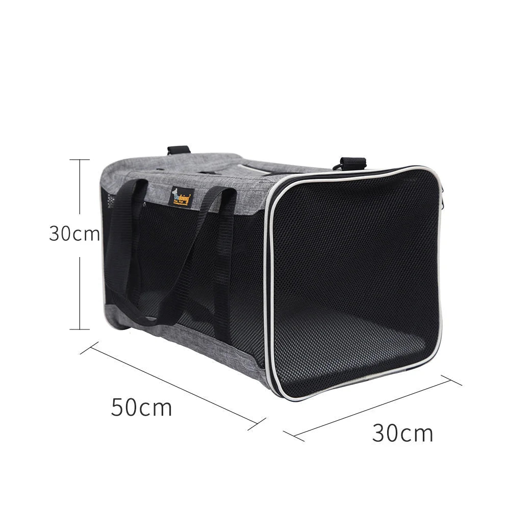 Ondoing Foldable Pet Carrier Bag Cat Dog Soft Crate Cage