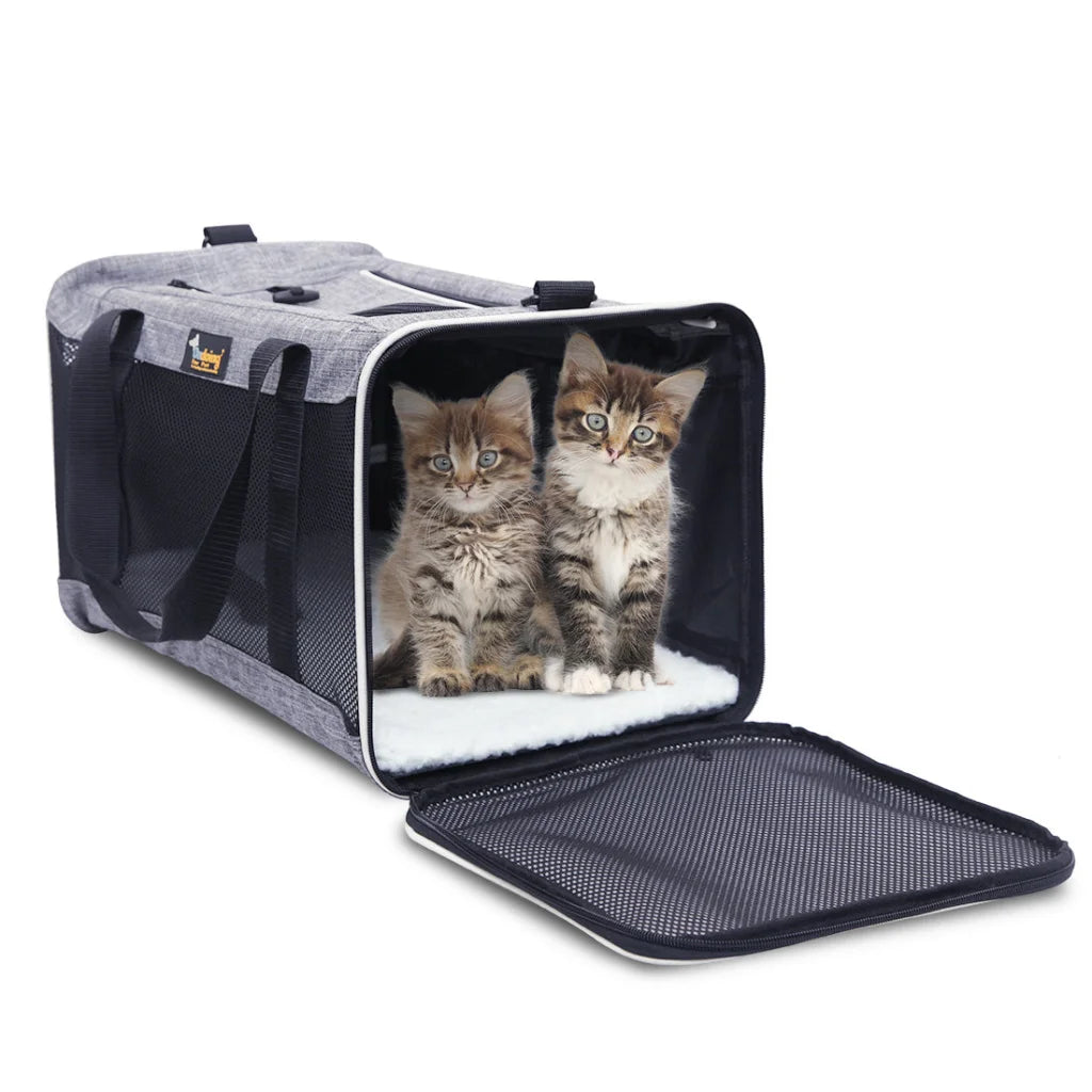 Ondoing Foldable Pet Carrier Bag Cat Dog Soft Crate Cage